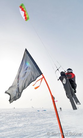 trip snowkite USA