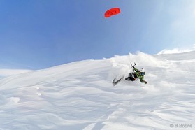 Jérome Josserand - Snowkite a Ercyes en Turquie