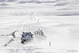 snowkite en Islande