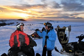trip snowkite USA