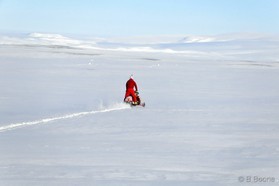 snowkite en Islande