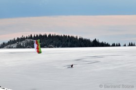 trip snowkite USA