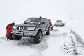snowkite en Islande