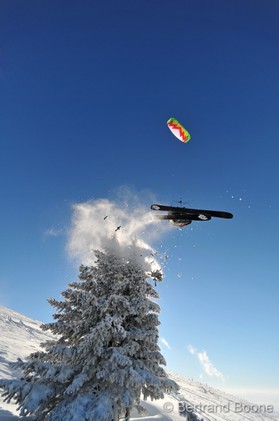 trip snowkite USA