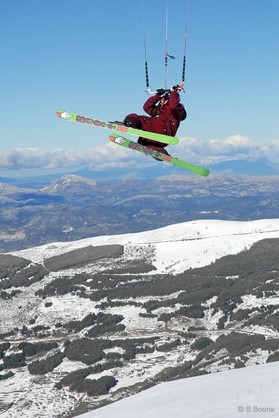 snowkite en sierra nevada (espagne) - f.ingrosso